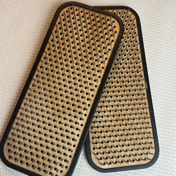 Set of 2 Sadhu Boards advanced Acupuncture, Handmade 🤎 yoga board yin&yang - Picture 10 of 16